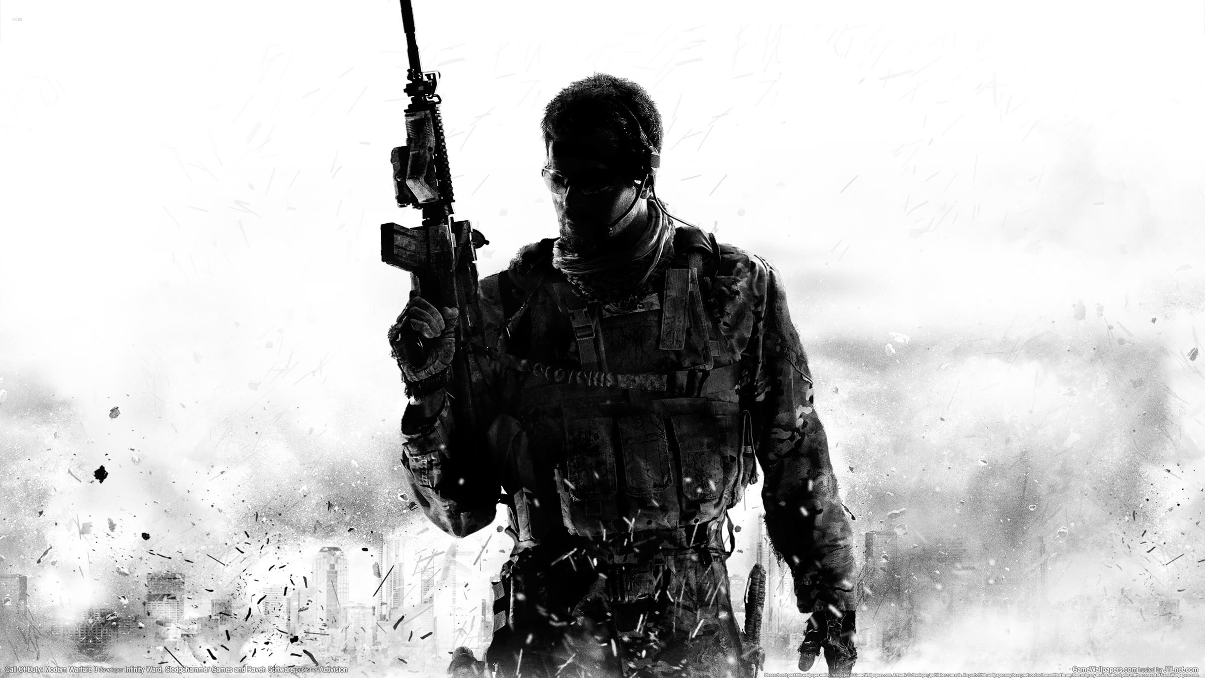 call, Of, Duty, Warrior, Soldier, Weapon, Gun Wallpaper