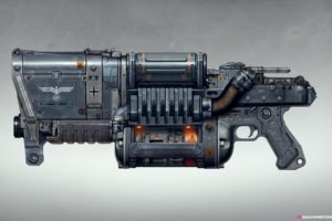 wolfenstein, Weapon, Gun, Sci fi