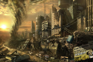 fallout, Sci fi, City, Apocalyptic