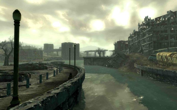 fallout, Sci fi, City, Apocalyptic HD Wallpaper Desktop Background