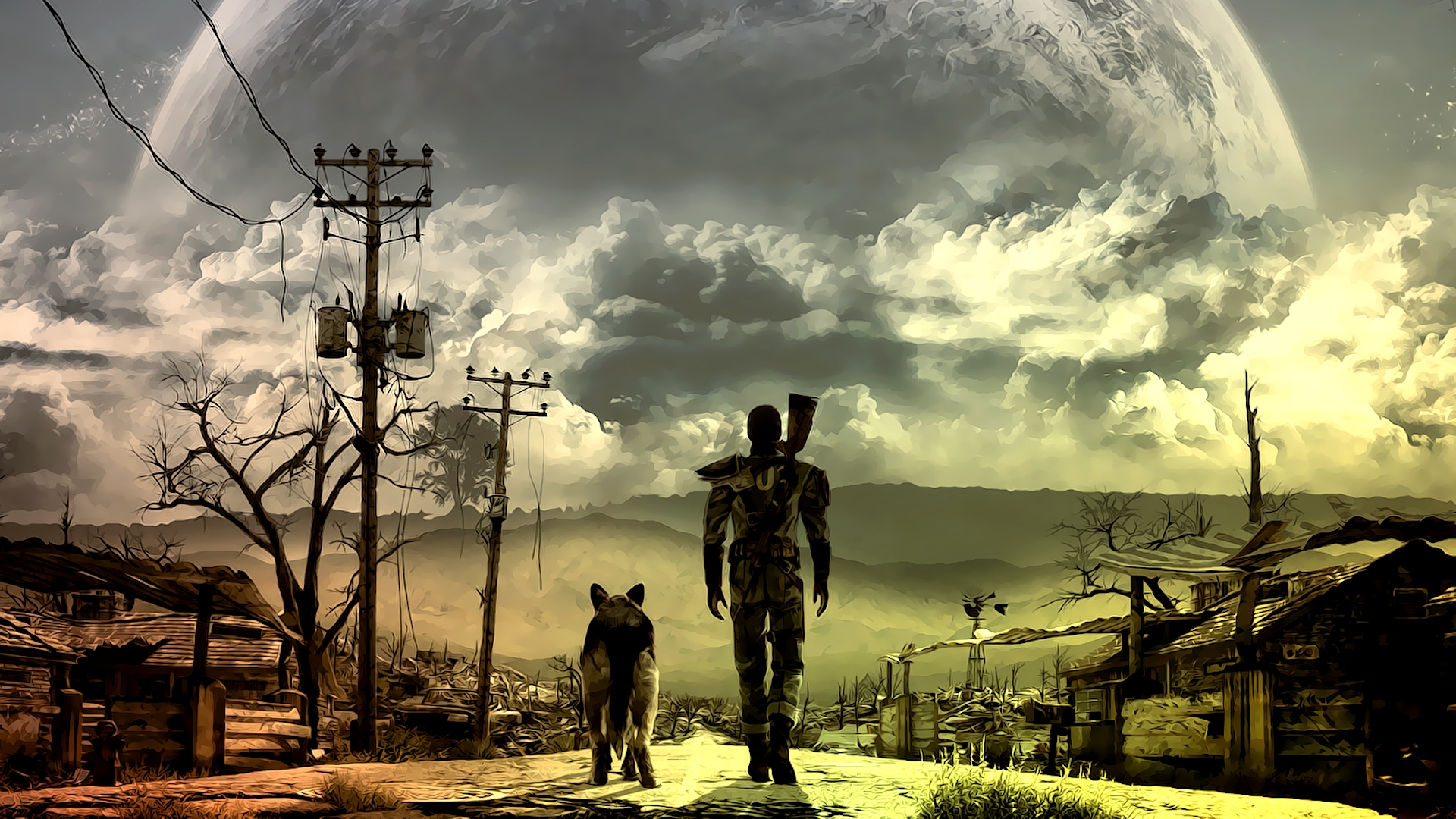 fallout, Sci fi, Warrior, Apocalyptic Wallpaper