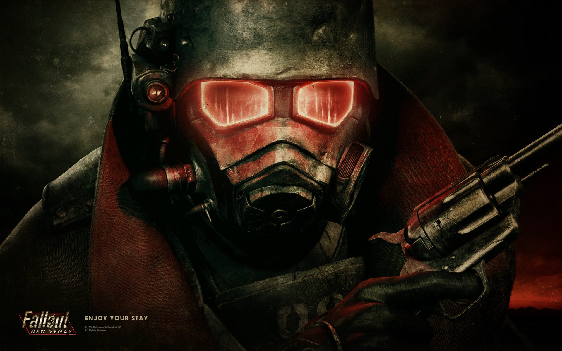 fallout, Sci fi, Warrior, Mask Wallpaper