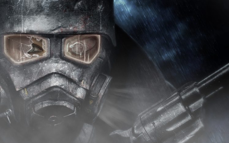 fallout, Sci fi, Warrior, Mask, Weapon, Gun HD Wallpaper Desktop Background