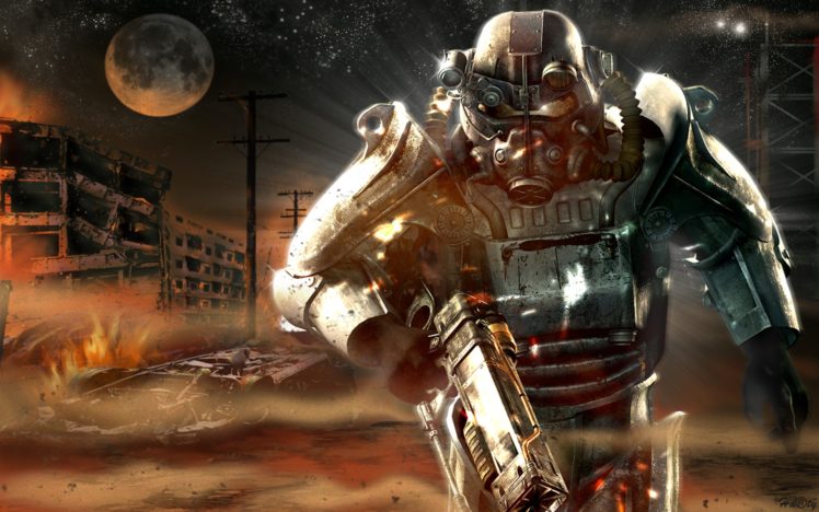 fallout, Sci fi, Warrior, Mask, Weapon, Gun, Apocalyptic HD Wallpaper Desktop Background