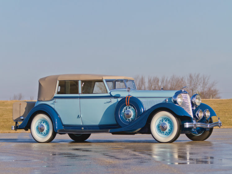 1933, Lincoln, Model kb, Custom, Convertible, Sedan, By, Dietrich, 261, Retro, Luxury HD Wallpaper Desktop Background