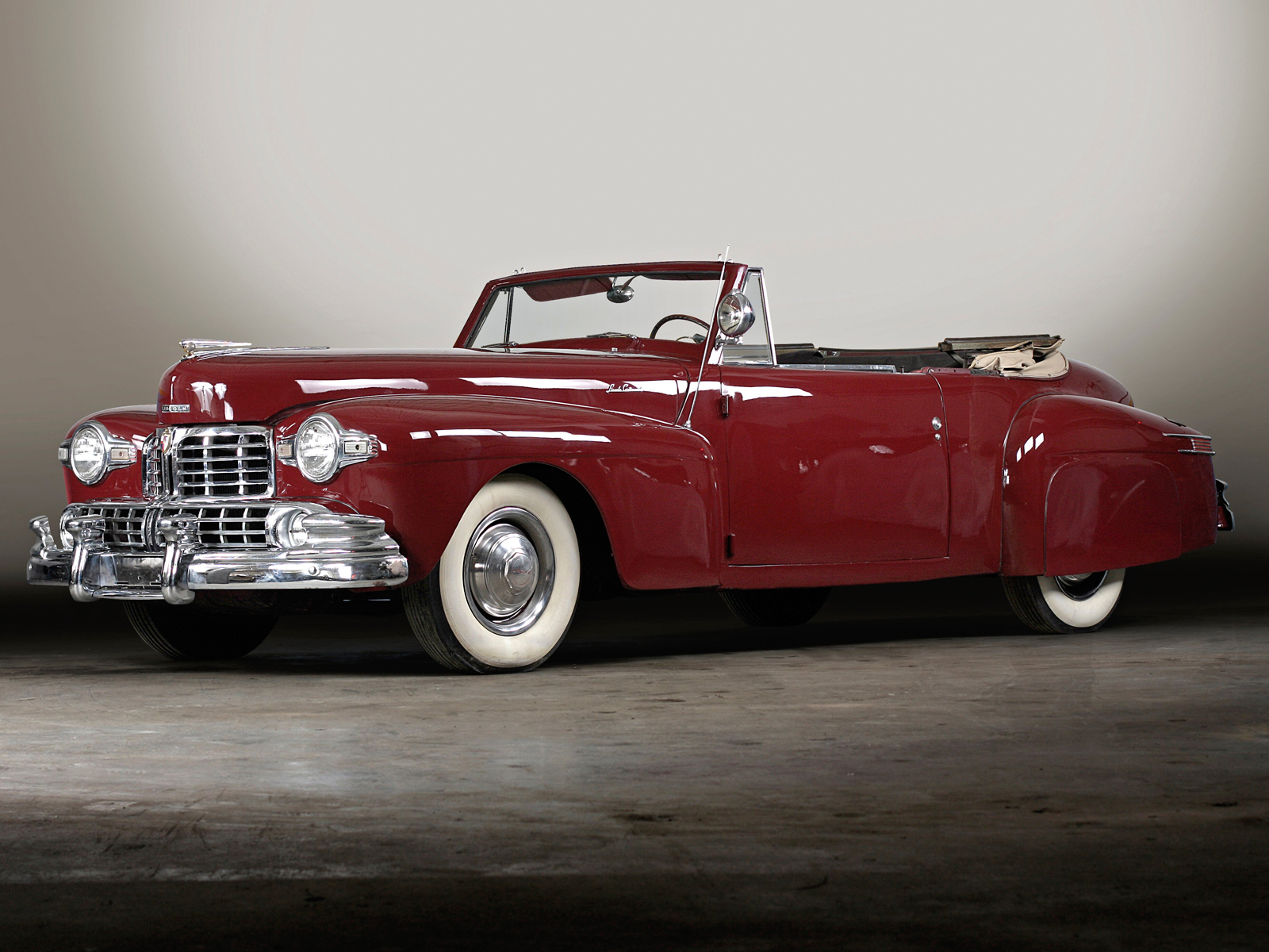 1946, Lincoln, Continental, Cabriolet, Retro, Luxury, Convertible Wallpaper