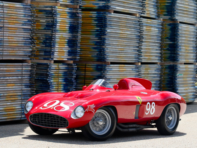 1955, Ferrari, 857, Sport, Scaglietti, Spider, 0588m, Race, Racing, Supercar, Retro HD Wallpaper Desktop Background