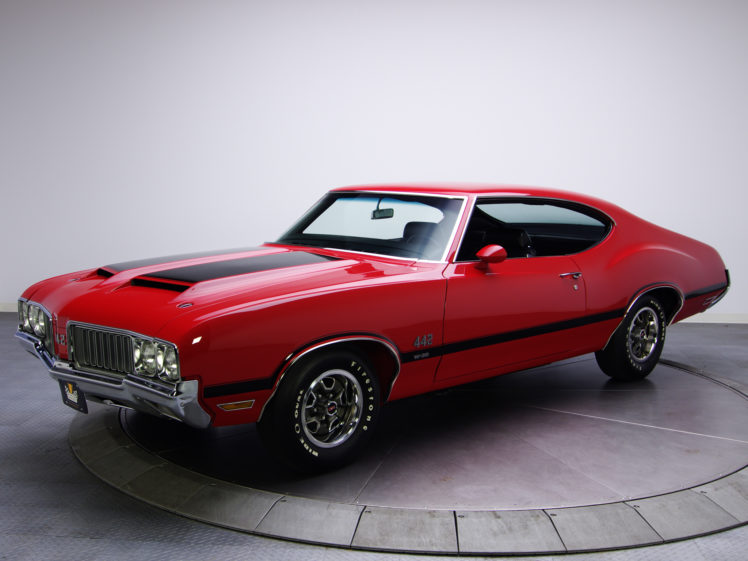 1970, Oldsmobile, 442, W 30, Holiday, Coupe,  4487 , Muscle, Classic HD Wallpaper Desktop Background