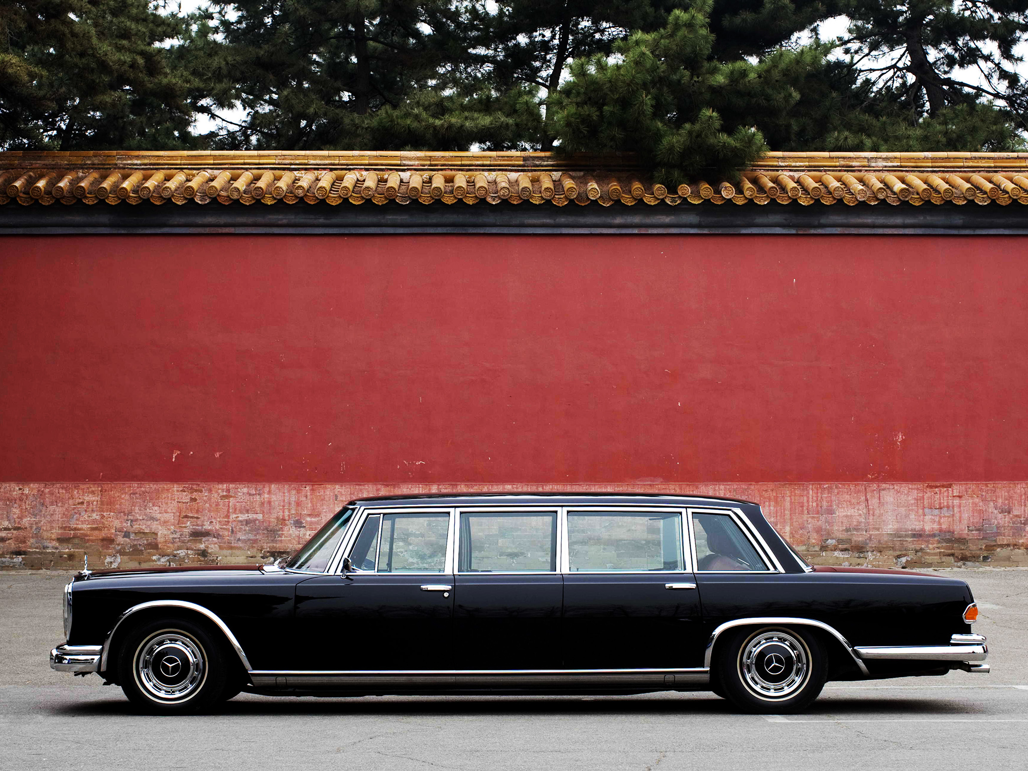 1974, Mercedes, Benz, 600, 4 door, Pullman, Limousine,  w100 , Luxury, Claasic, Fw Wallpaper