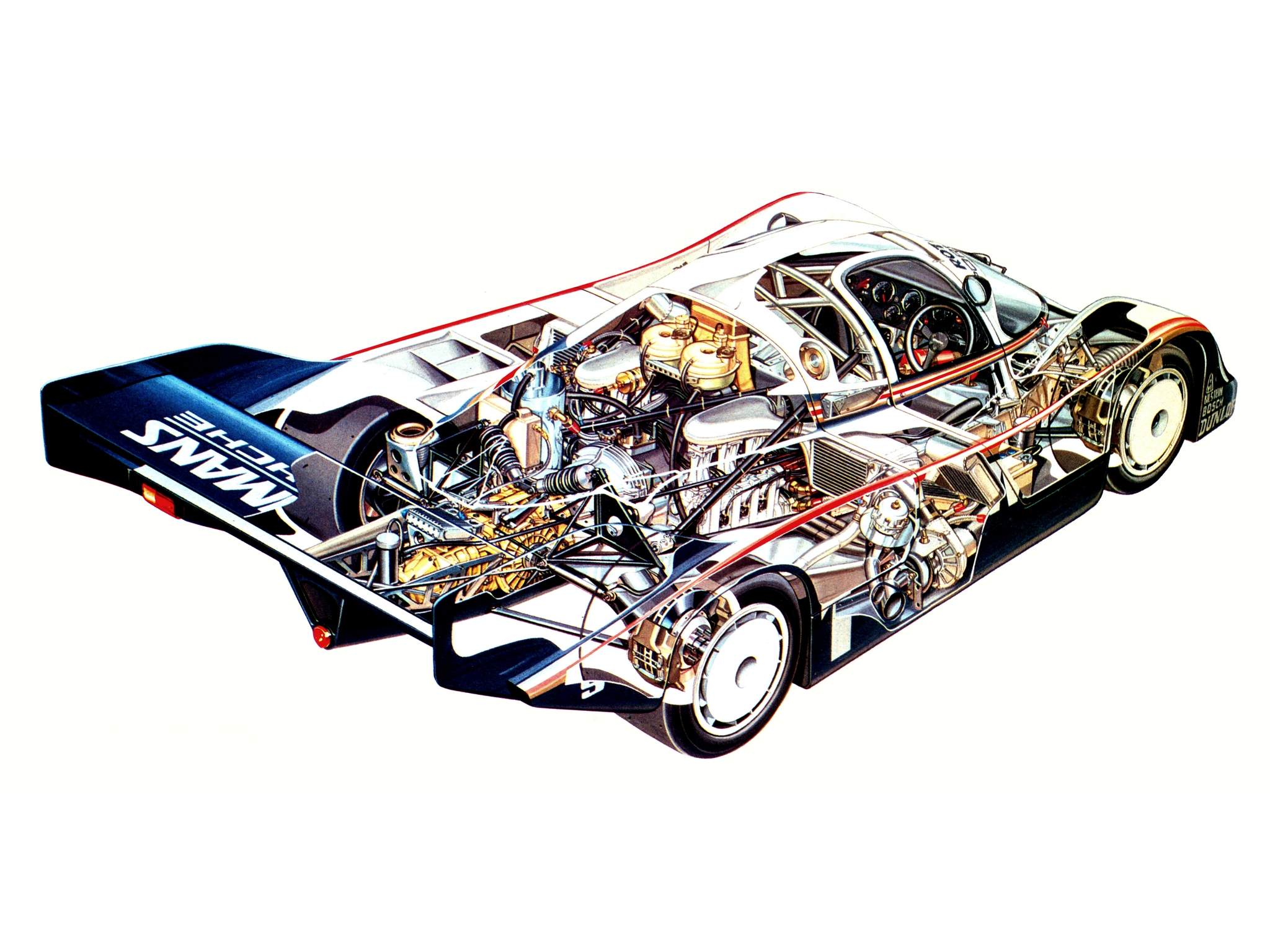 1982, Porsche, 956, C, Coupe, Race, Racing, Interior, Engine Wallpaper