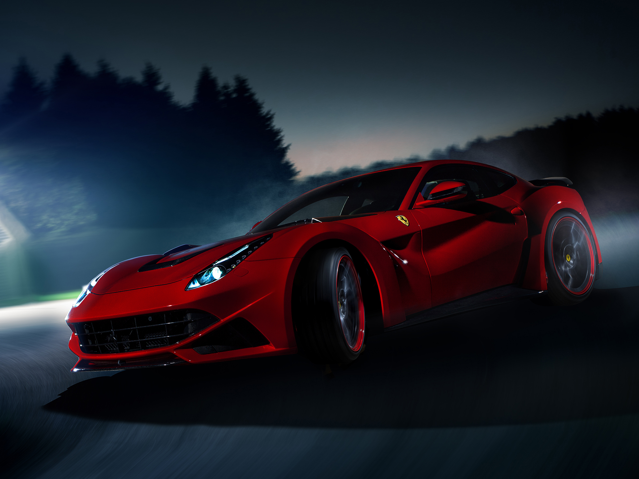 2013, Novitec, Rosso, Ferrari, F12, Berlinetta, N largo, Tuning, Supercar Wallpaper