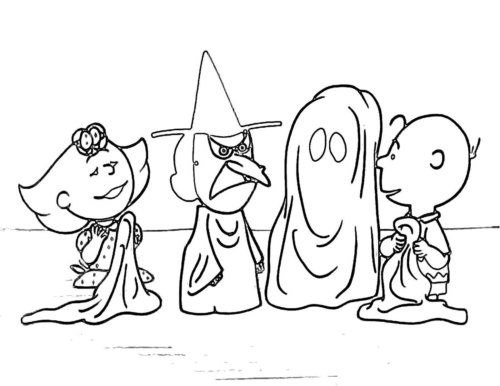charlie, Brown, Peanuts, Comics, Halloween Wallpaper