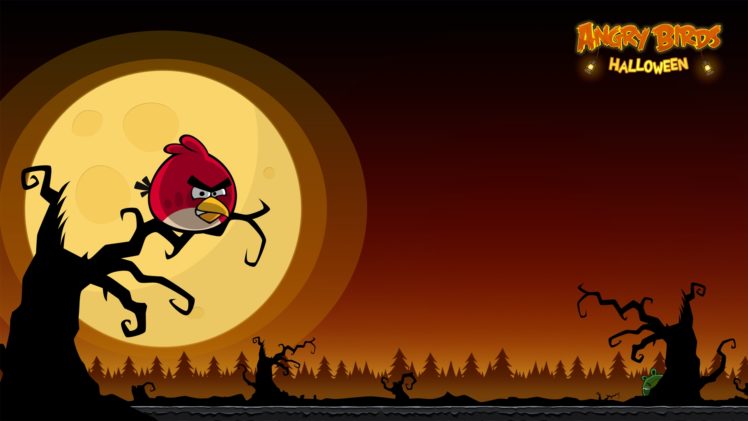 halloween, Angry, Birds HD Wallpaper Desktop Background