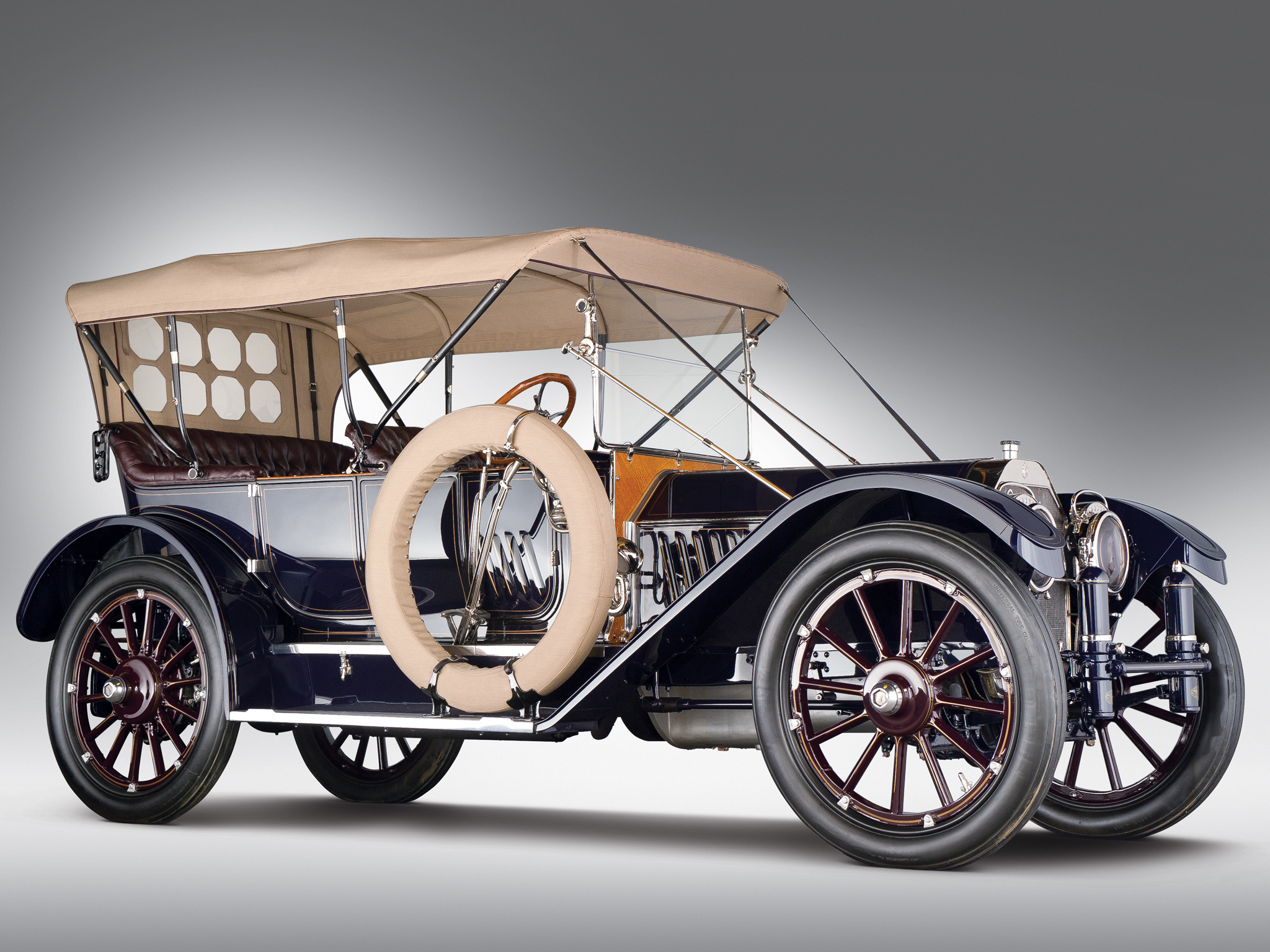 1912, Oldsmobile, Limited, Five passenger, Touring, Retro Wallpaper