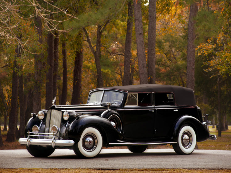 1938, Packard, Twelve, Convertible, Sedan, Luxury, Retro HD Wallpaper Desktop Background