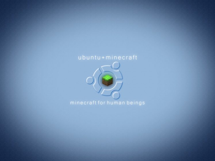 ubuntu, Minecraft HD Wallpaper Desktop Background