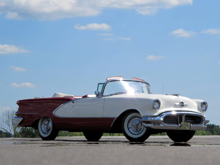 1956, Oldsmobile, Starfire, 98, Convertible, Retro, 9 8 HD Wallpaper Desktop Background