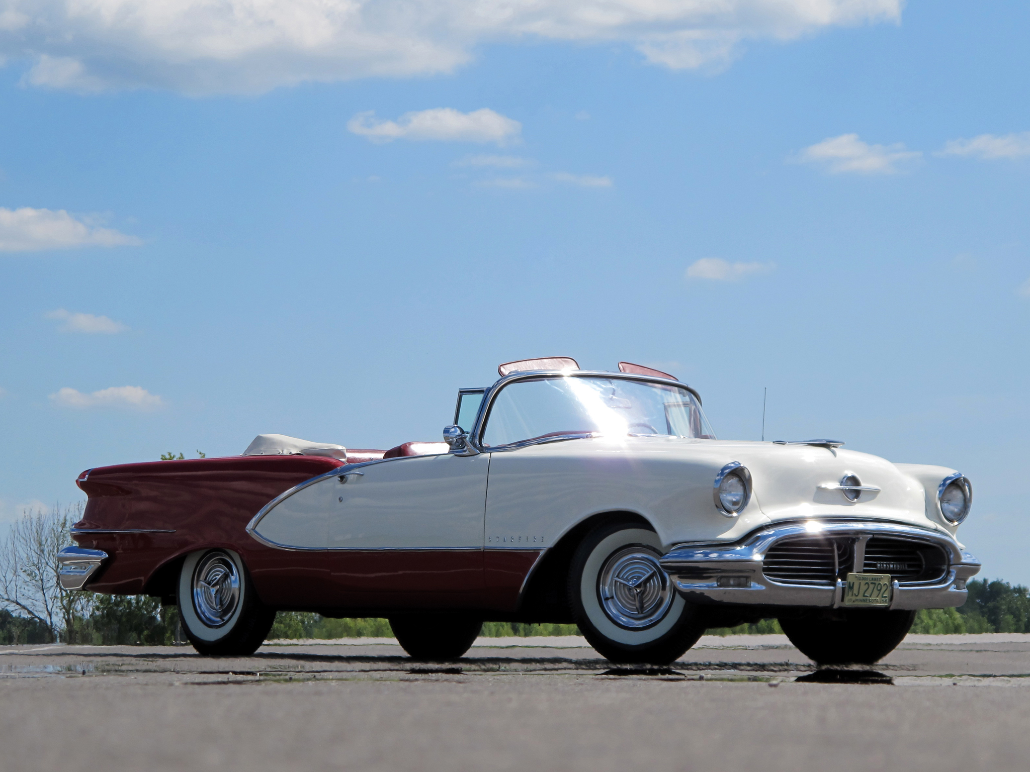 1956, Oldsmobile, Starfire, 98, Convertible, Retro, 9 8 Wallpaper
