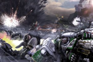 warhammer, 40k, Space, Marines, In, Flames, Science, Fiction, Galaxy