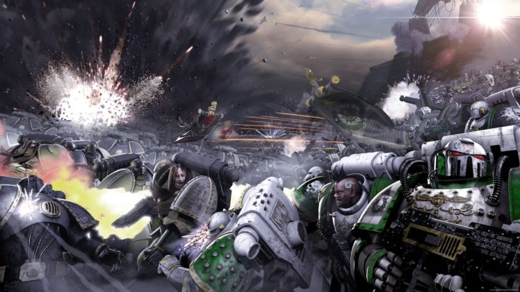 warhammer, 40k, Space, Marines, In, Flames, Science, Fiction, Galaxy HD Wallpaper Desktop Background