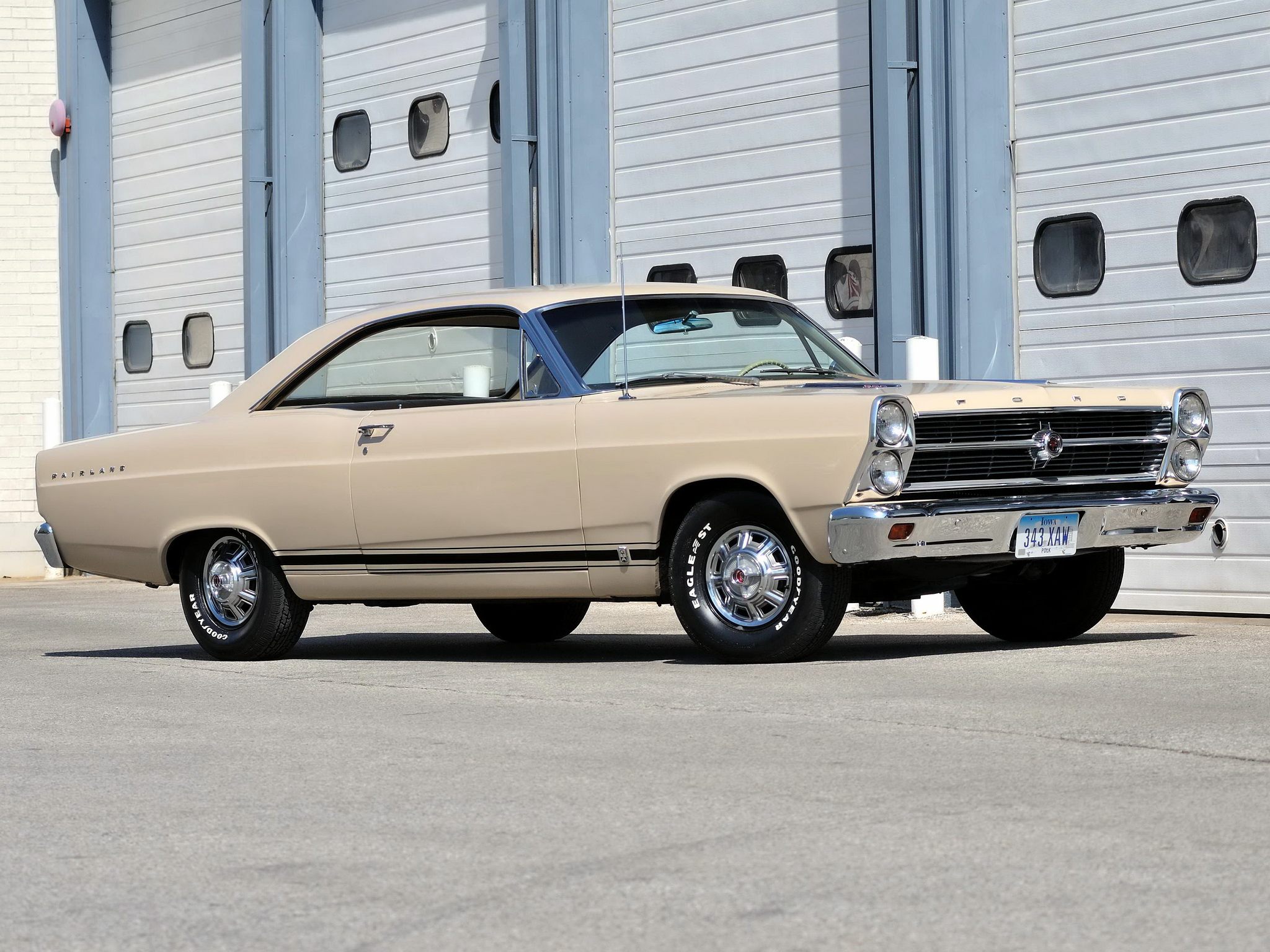 1966, Ford, Fairlane, 500gta, 2 door, Hardtop,  63d , Muscle, Classic Wallpaper