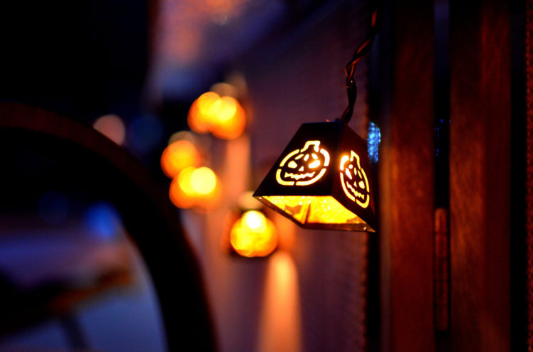 halloween, Holiday, Lights, Doors, Lights HD Wallpaper Desktop Background