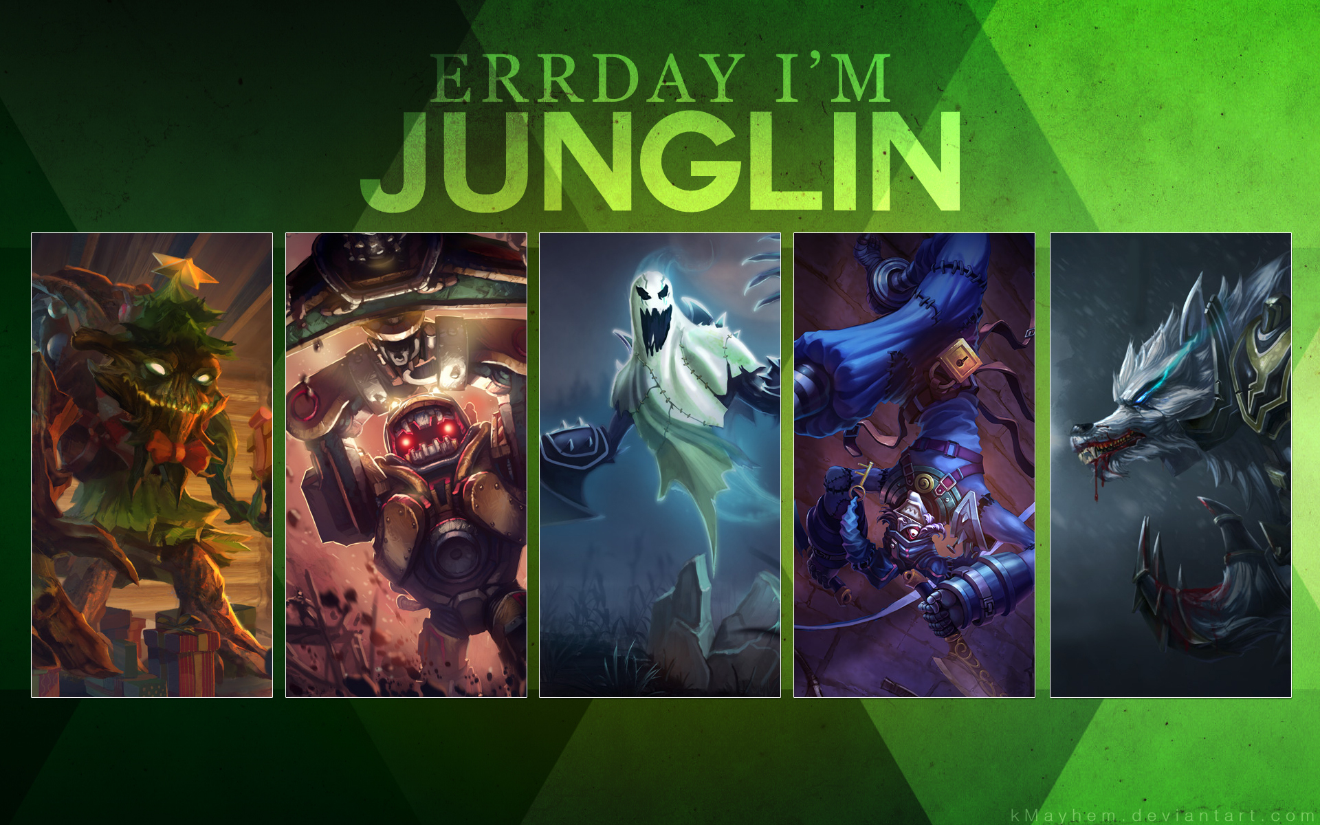 league, Of, Legends, Warrior, Errday, Im, Junglin, Games, Fantasy Wallpaper