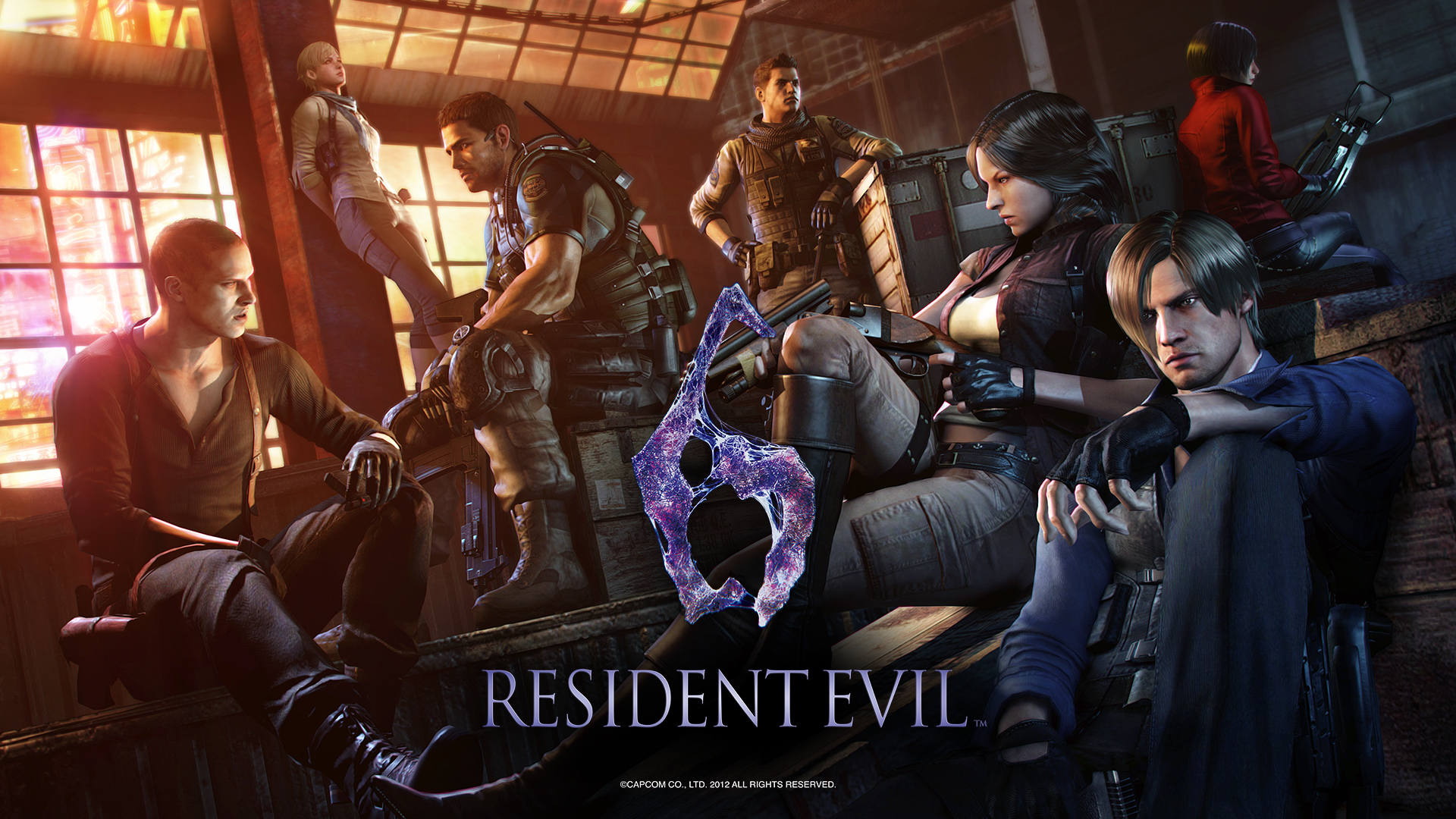 resident, Evil, 6, Men, Jake, Muller, Leon, S, , Kennedy, Helena, Harper, Games Wallpaper