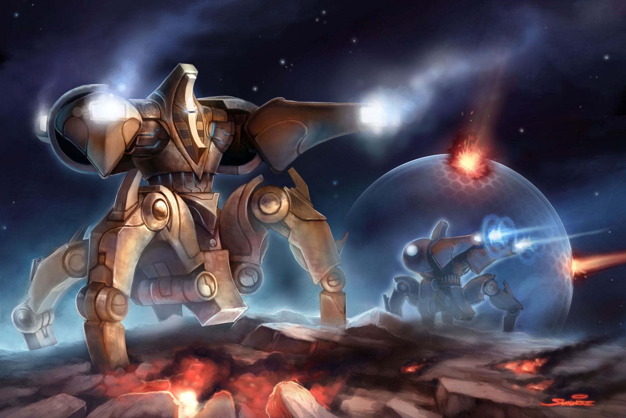 starcraft, Mecha, Sci fi Wallpaper