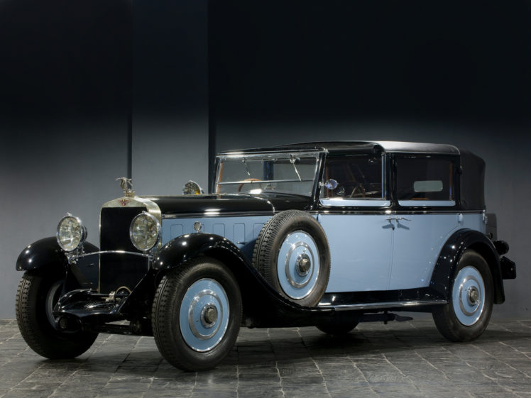 1922, Hispano, Suiza, H6, Coupe, Chauffeur, Landaulet, By, Chapron, Luxury, Retro, H 6 HD Wallpaper Desktop Background