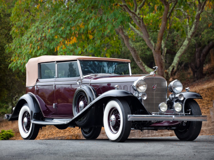 1932, Cadillac, V16, 452 b, All, Weather, Phaeton, By, Fisher,  32 16 273 , Retro, Luxury, Convertible HD Wallpaper Desktop Background