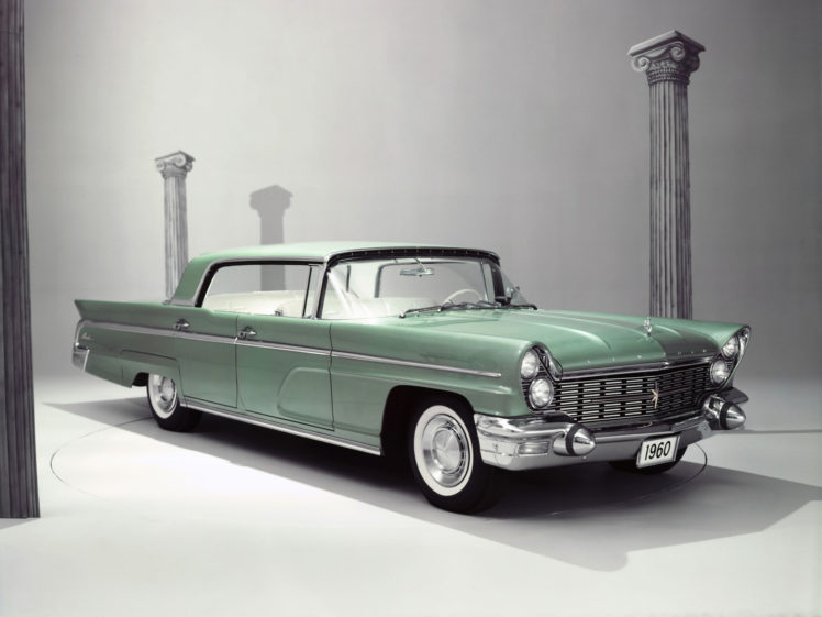 1960, Lincoln, Landau, 4 door, Hardtop,  57a , Luxury, Classic HD Wallpaper Desktop Background