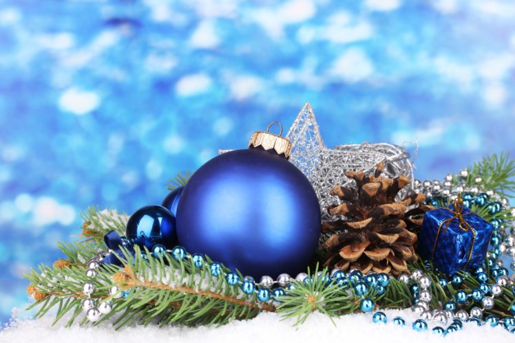 pine, Cone, Ornaments, Fir, Branch, Beads HD Wallpaper Desktop Background