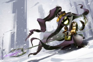 league, Of, Legends, Snow, Veigar, Weapon, Witch, Hat, Fantasy