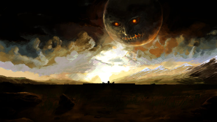 zelda, Moon, Fantasy HD Wallpaper Desktop Background