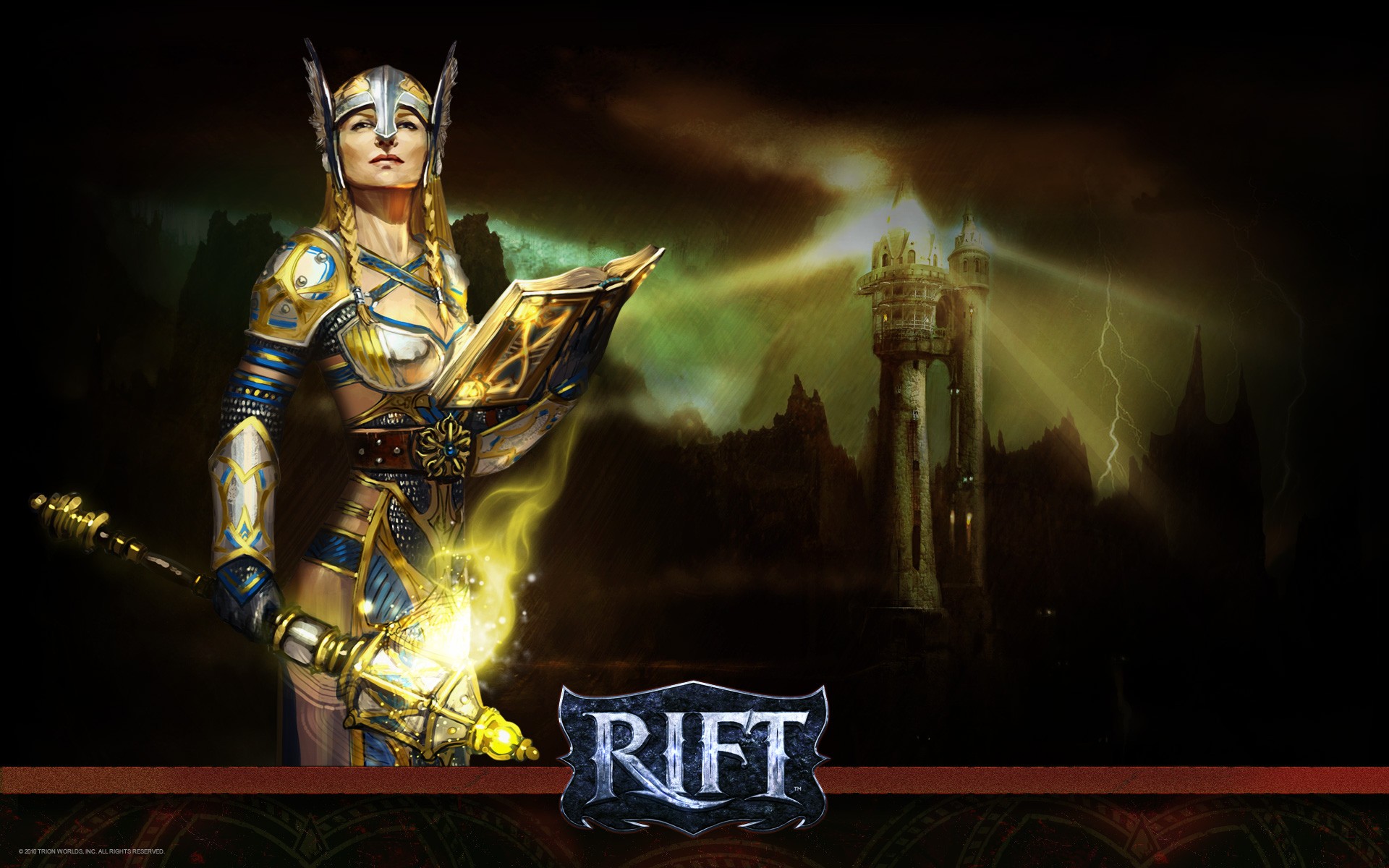 rift, Games, Fantasy, Warrior, Sword, Girl Wallpaper