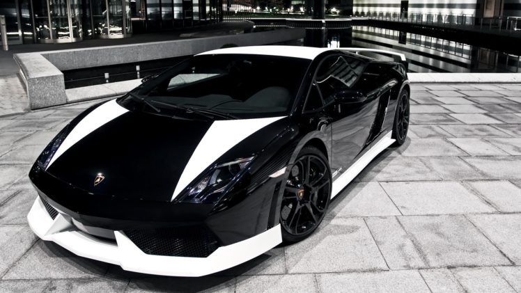 black, And, White, Cars, Lamborghini, Italian, Tuning, Lamborghini, Gallardo HD Wallpaper Desktop Background