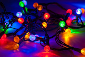 christmas, Lights, Bokeh