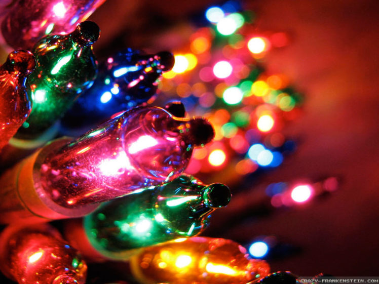 christmas, Lights, Bokeh HD Wallpaper Desktop Background