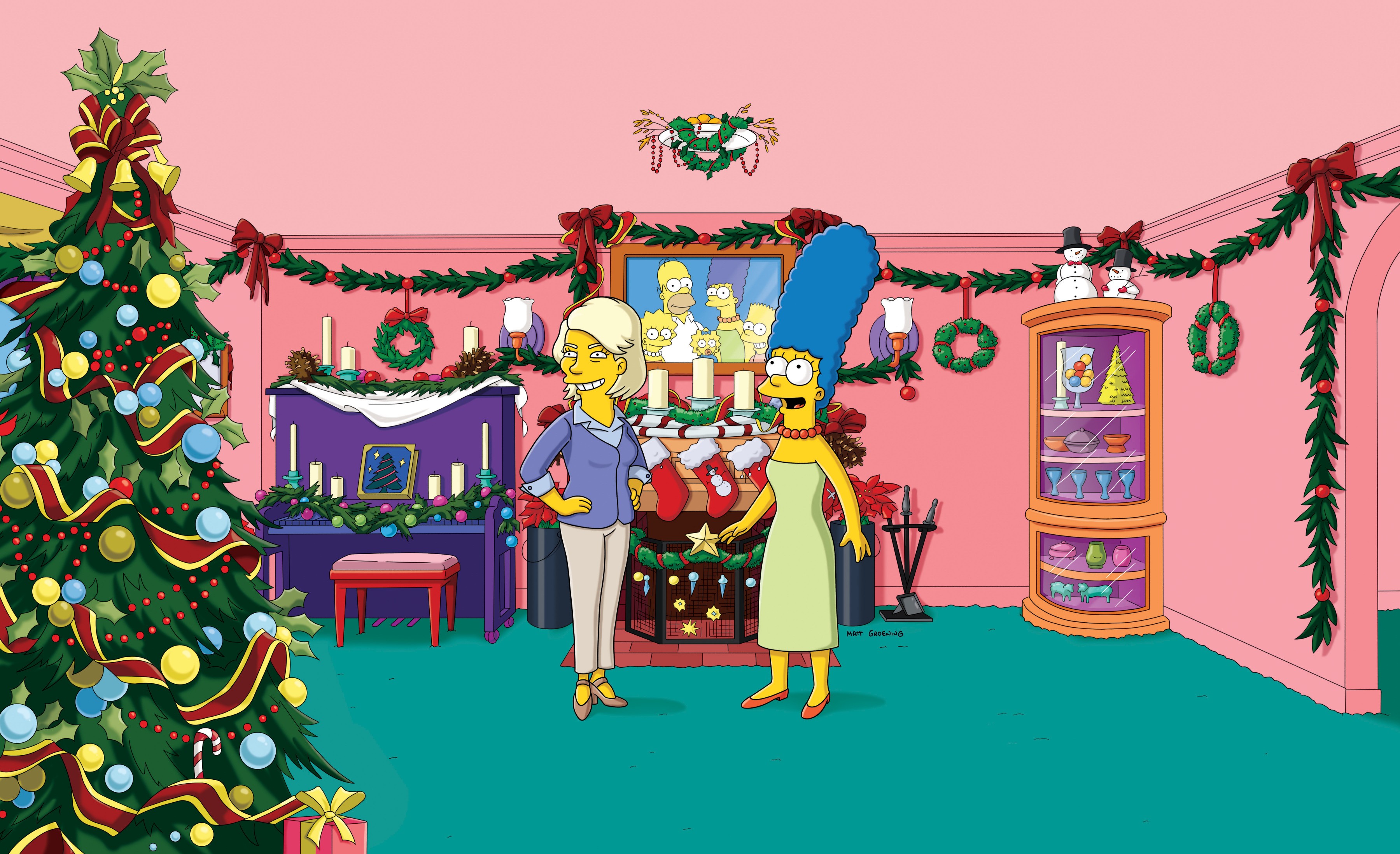 simpsons christmas figures