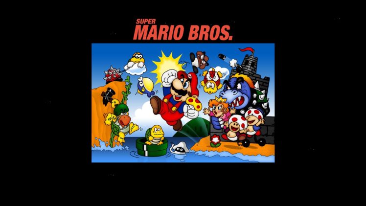 nintendo, Video, Games, Mario, Mario, Bros, Super, Mario, Retro, Games, Nintendo, Entertainment, System HD Wallpaper Desktop Background