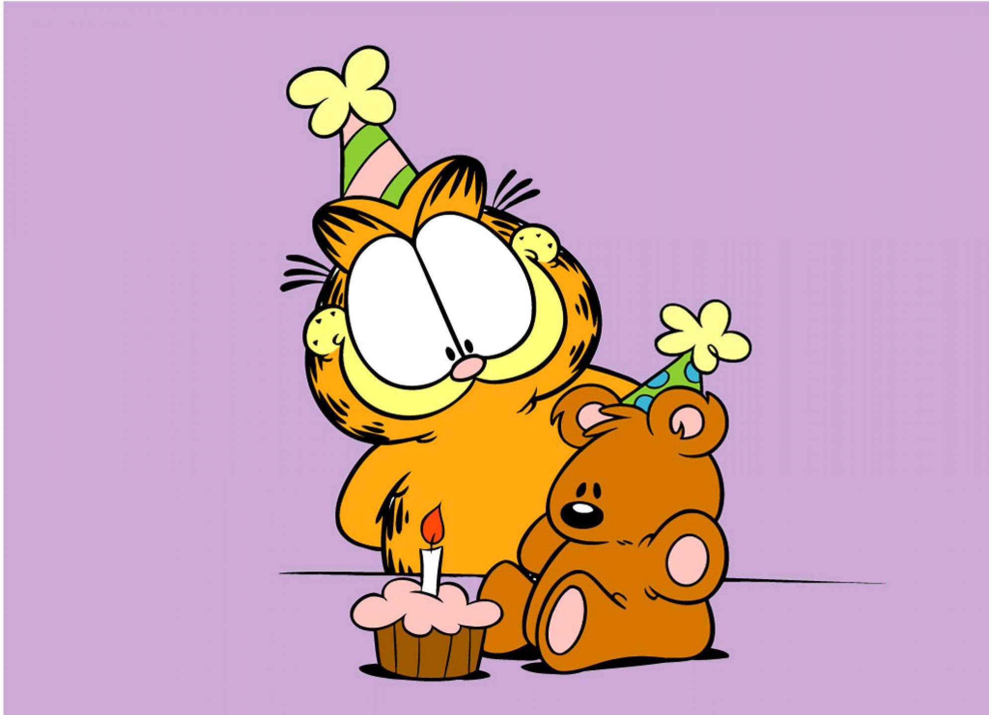 garfield, Birthday, Fs Wallpaper