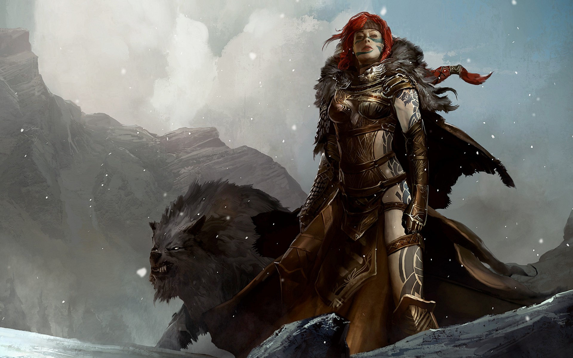 video, Games, Guild, Wars, Fantasy, Art, Guild, Wars, 2, Norn Wallpaper