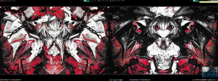 touhou, Vampires, Flandre, Scarlet, Remilia, Scarlet, Games, Banpai, Akira HD Wallpaper Desktop Background