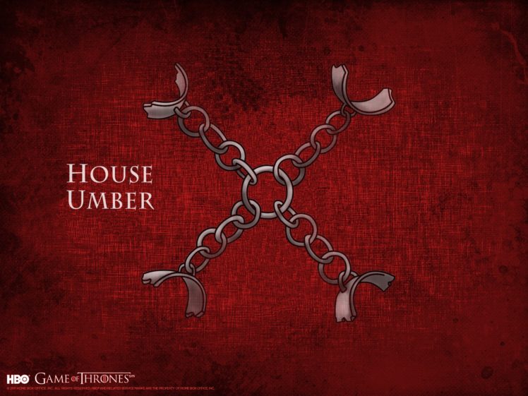 game, Of, Thrones, A, Song, Of, Ice, And, Fire, Tv, Series, Hbo, House, Umber HD Wallpaper Desktop Background