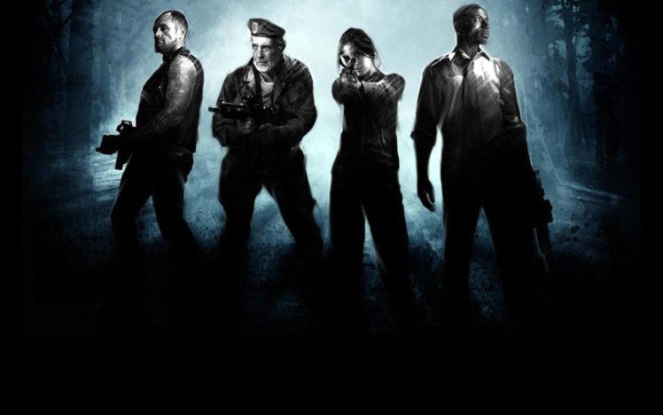 zombies, Left, 4, Dead, Zoey,  left4dead , Francis,  left4dead , Game HD Wallpaper Desktop Background
