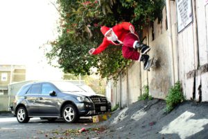 skateboard, Skateboarding, Skate, Christmas, Santa