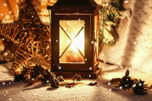 winter, Flashlight, Candle, Light, Lantern, Lamp, Bokeh