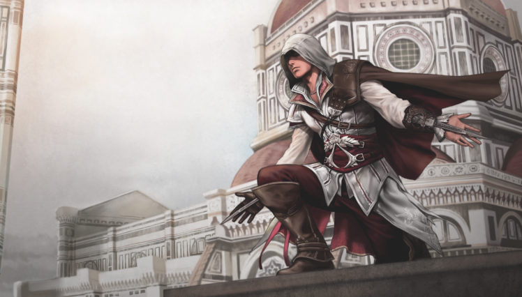assassins, Creed, 2, Warrior, Fantasy HD Wallpaper Desktop Background