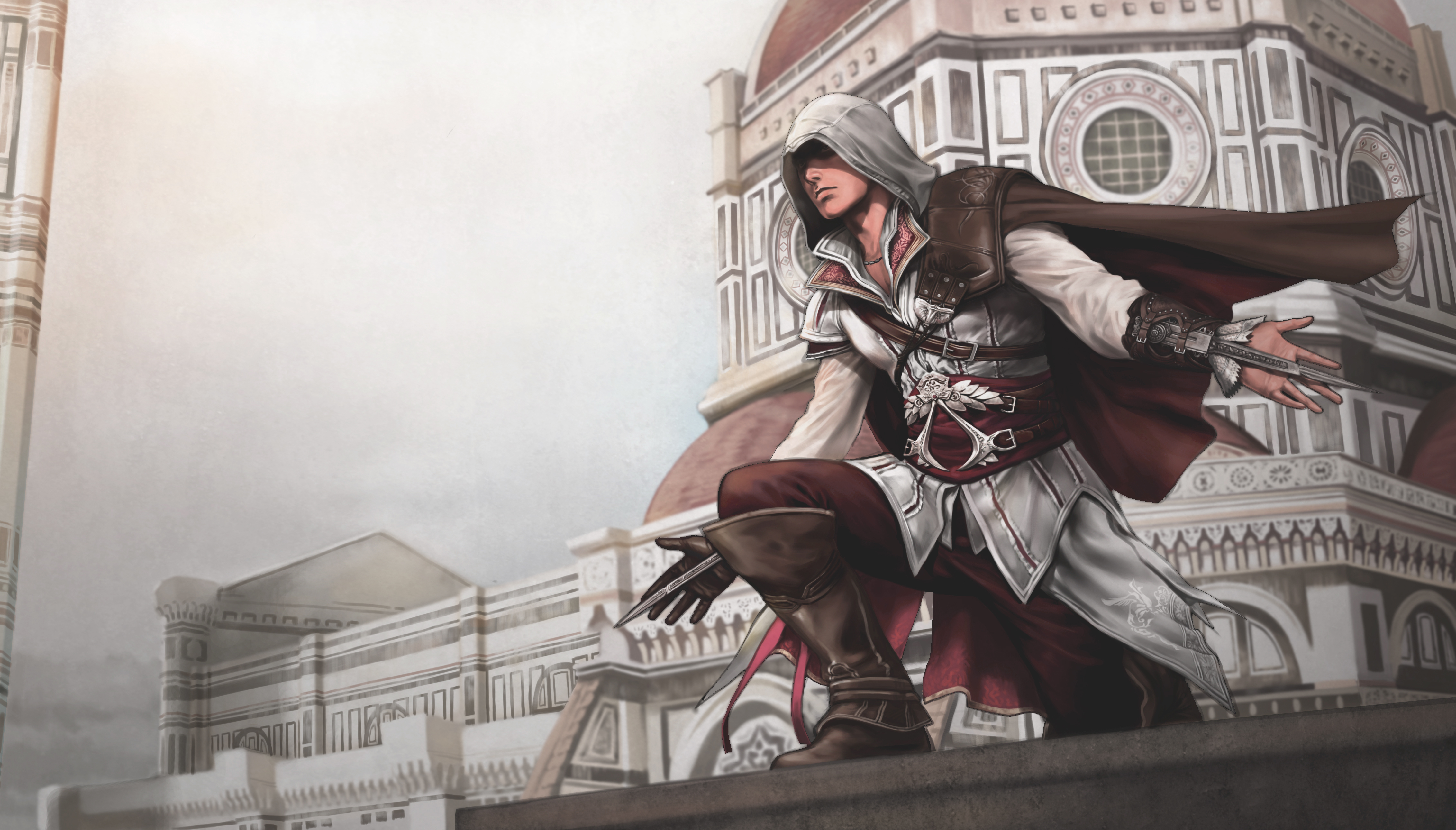 assassins, Creed, 2, Warrior, Fantasy Wallpaper